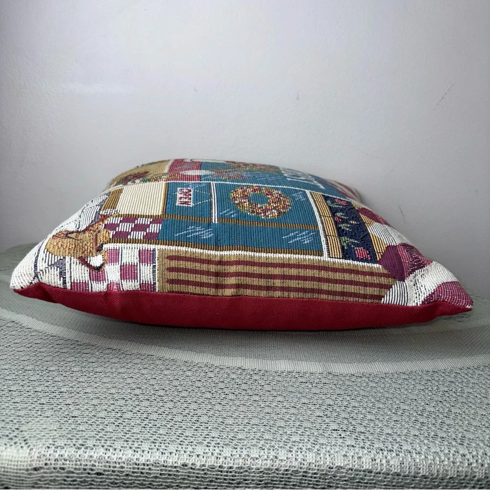 Small Tapestry Flower Shop Florist Floral‎ Design Decorative Throw Pillow 11x11